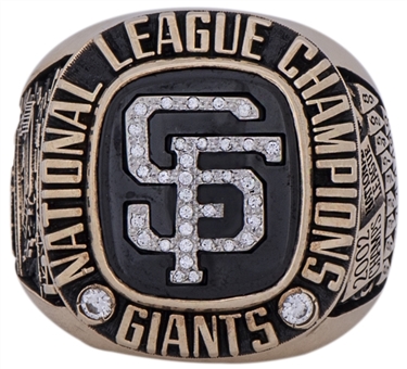 2002 Lee Smith San Franscisco Giants National League Championship Ring With Presentation Box